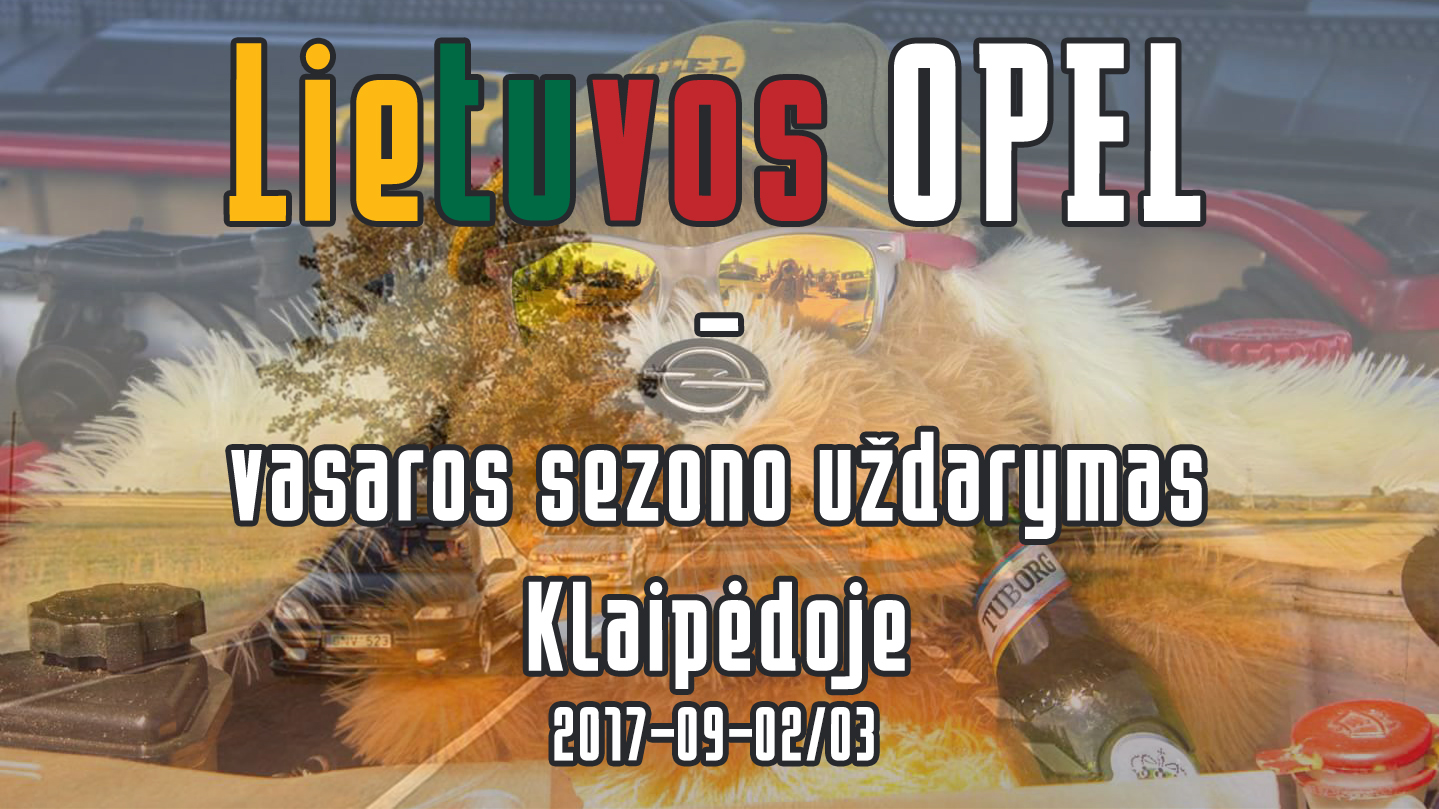 Lietuvos OPEL vasaros sezono uždarymas Klaipėdoje