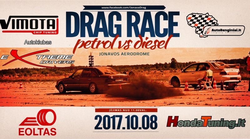 Drag race petrol vs diesel