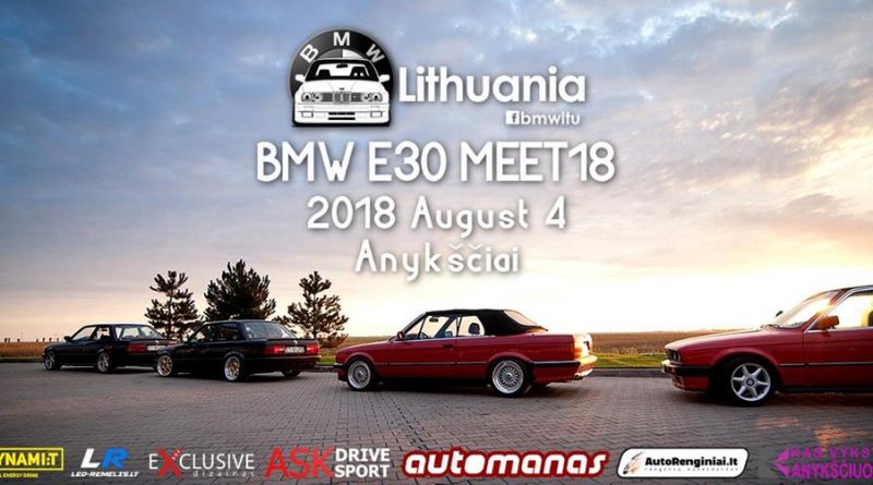 BMW E30 Meet'18 | BMW Lithuania