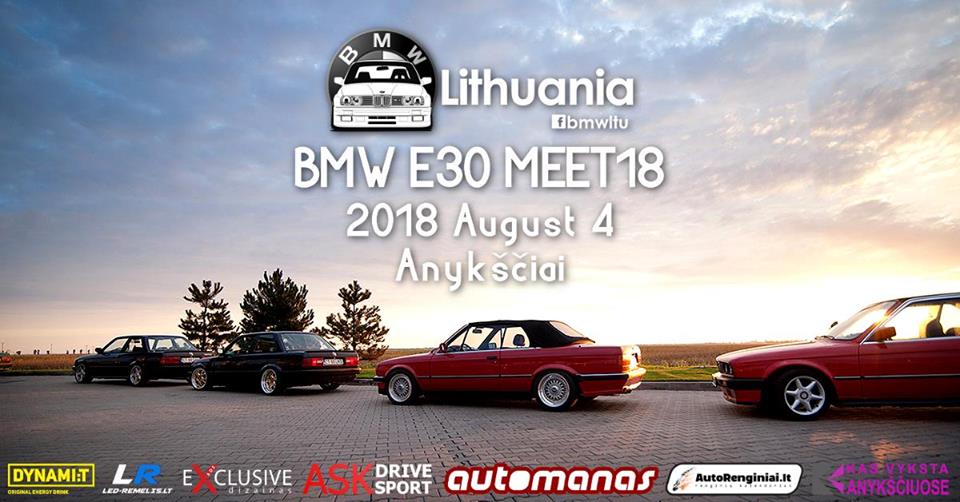 BMW E30 Meet'18 | BMW Lithuania