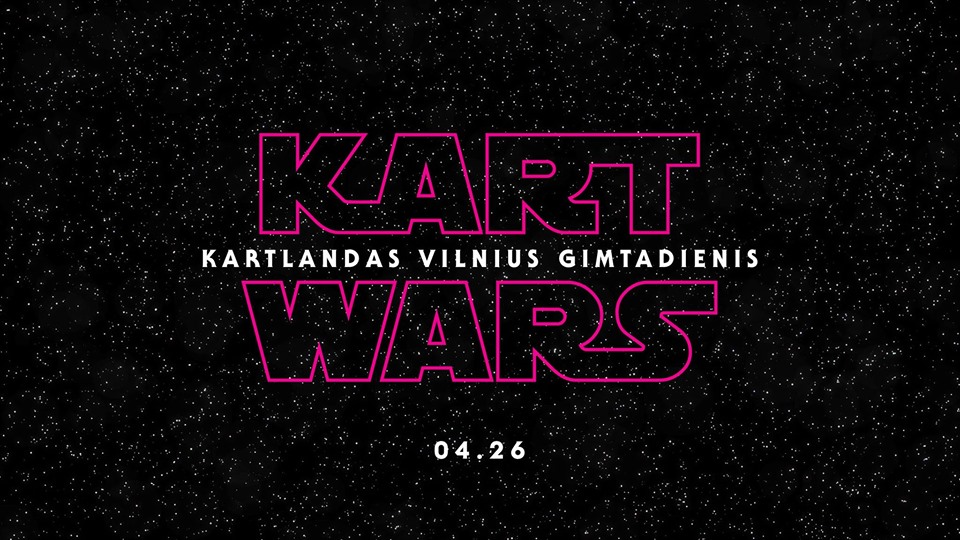 Kart Wars | 2-asis Kartlandas Vilnius Gimtadienis