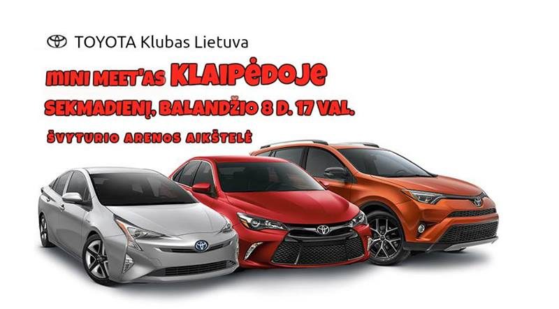 TOYOTA Klubas Lietuva - mini meet'as Klaipėdoje