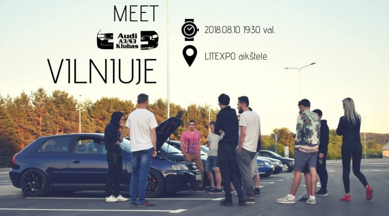 Audi A3/S3 klubo kavagėris Vilniuje