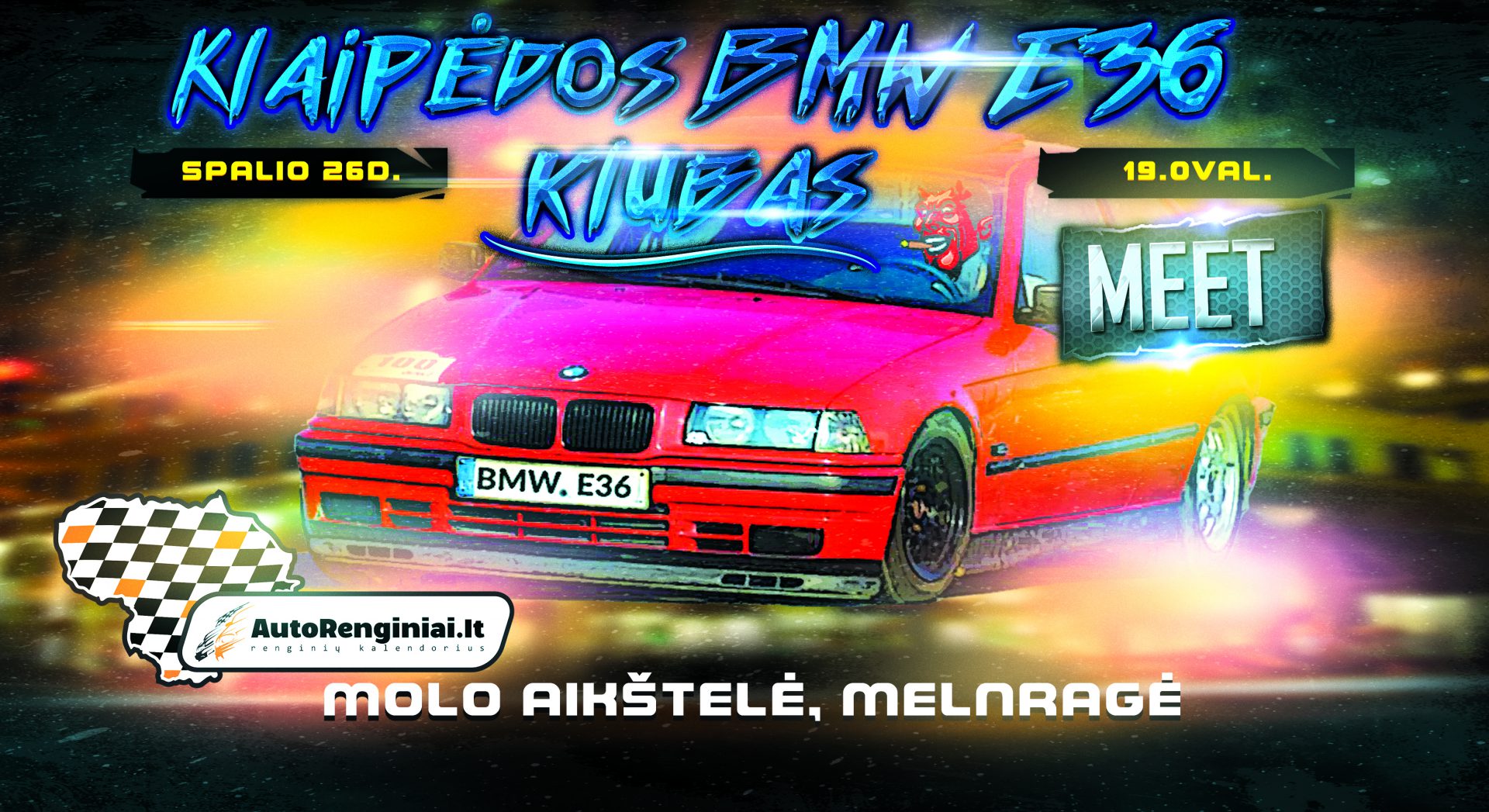 Klaipėdos BMW E36 klubas Meet