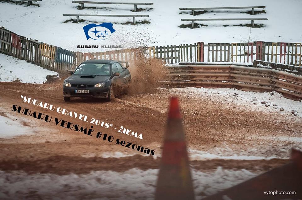 Subaru Gravel 2018 - ŽIEMA III etapas Subaru Versmė