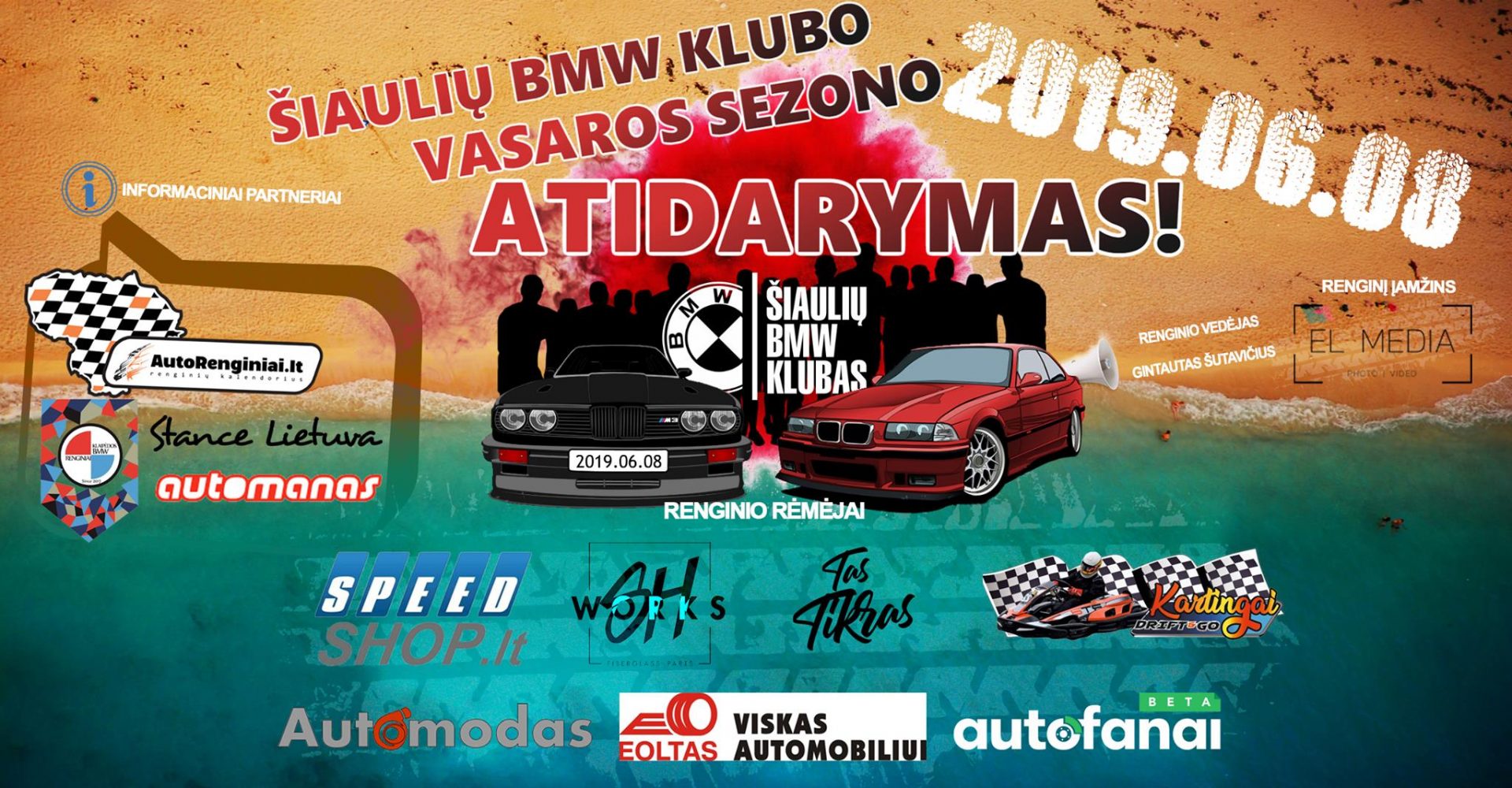 Šiaulių BMW Klubo vasaros sezono ATIDARYMAS