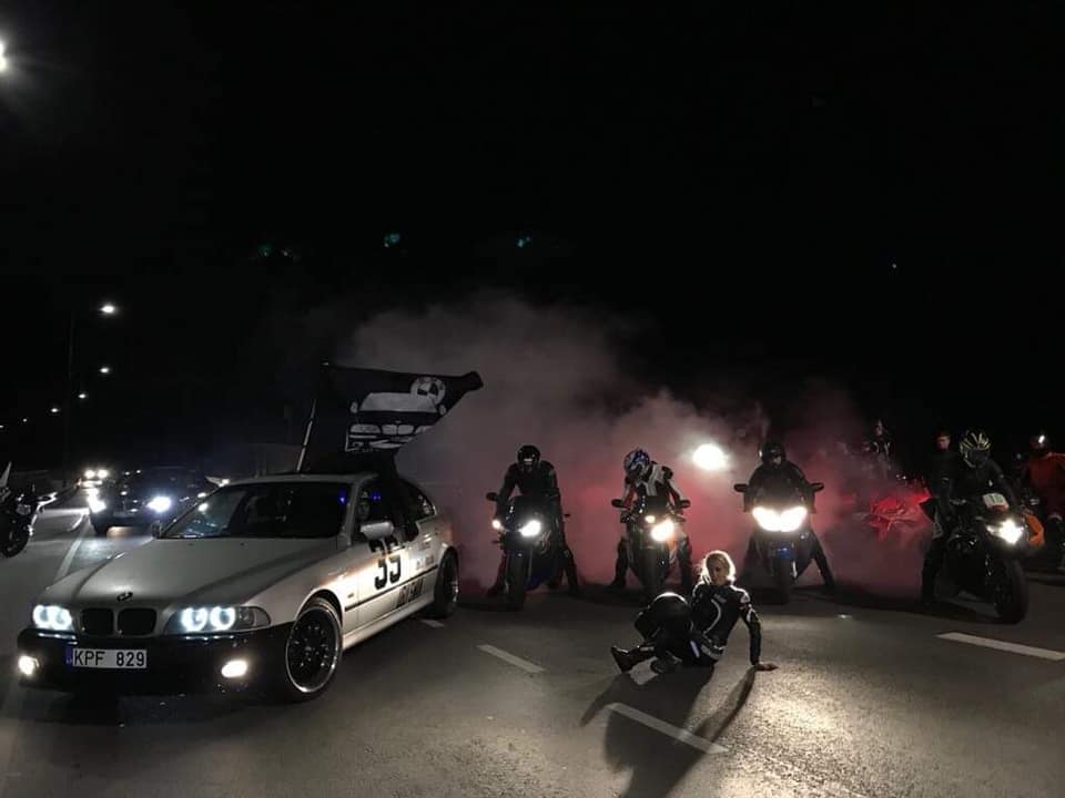 Kauno BMW E39 ir draugų NIGHT RIDE #4 sezono meet’as