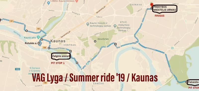 VAG Lyga / Summer ride '19 / Kaunas
