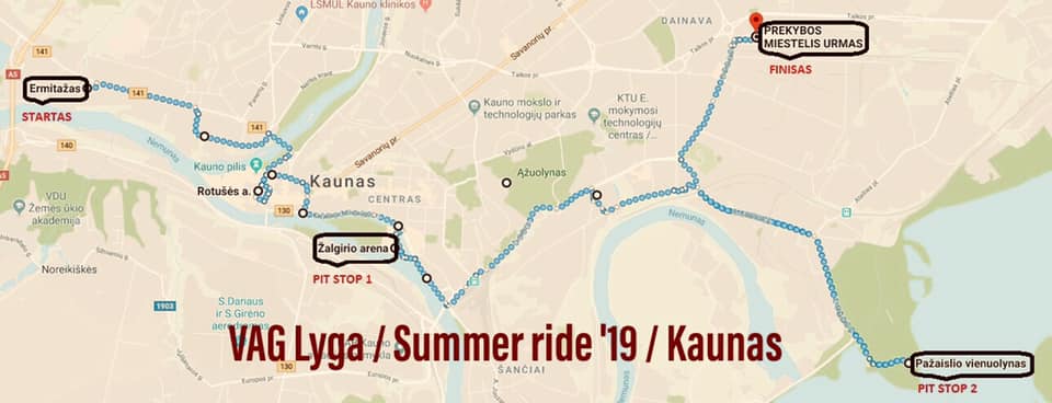 VAG Lyga / Summer ride '19 / Kaunas