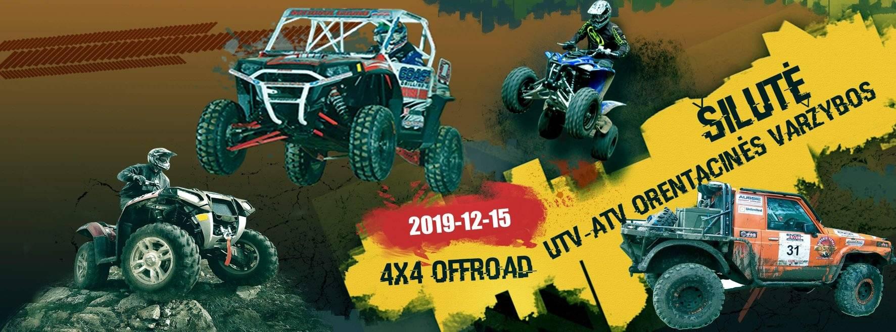 Bekelės Enduro 4x4 Offroad UTV ATV Orentacinės Varžybos Šilutė