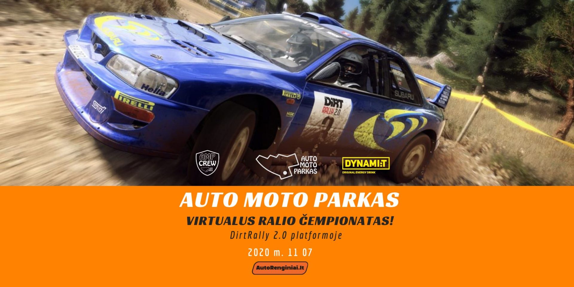 "Auto Moto Parkas" virtualus ralio čempionatas AWD