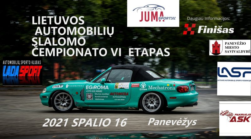 Lietuvos automobilių slalomo čempionato VI etapas