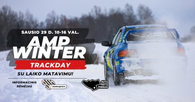 AMP Winter Trackday +laiko matavimas