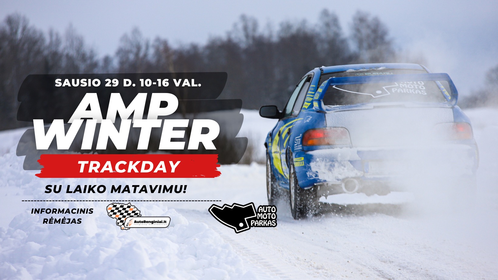 AMP Winter Trackday +laiko matavimas