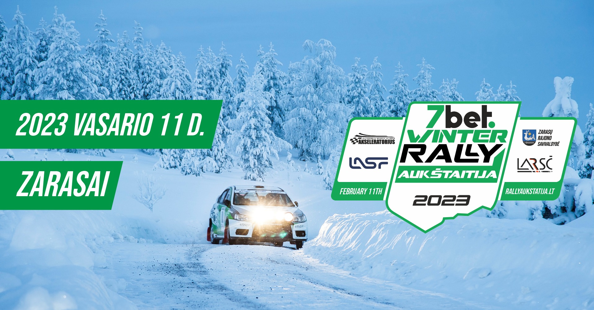 7Bet Winter Rally Aukštaitija 2023