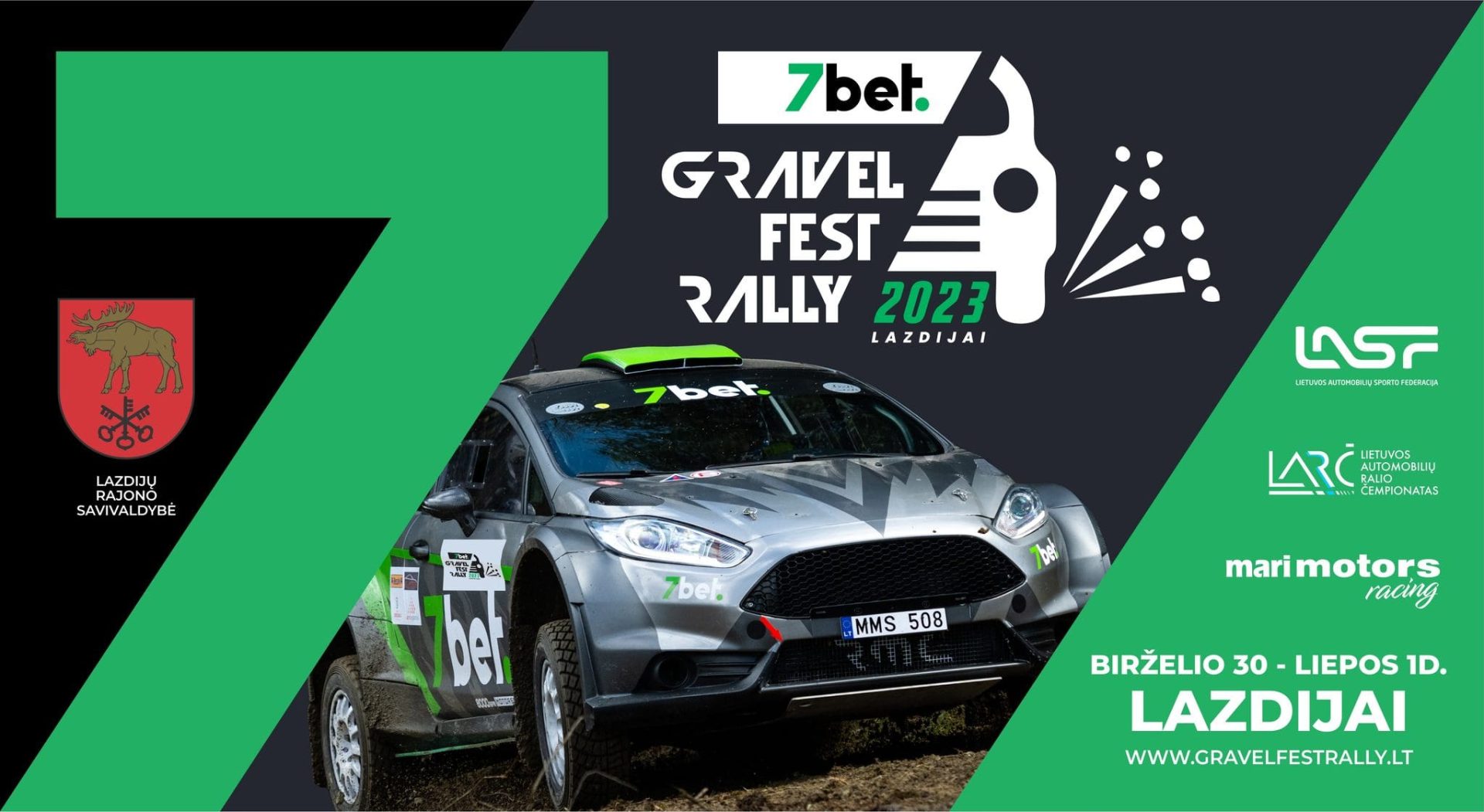 7bet Gravel Fest Rally - Lazdijai 2023. III Lietuvos automobilių ralio čempionato etapas.