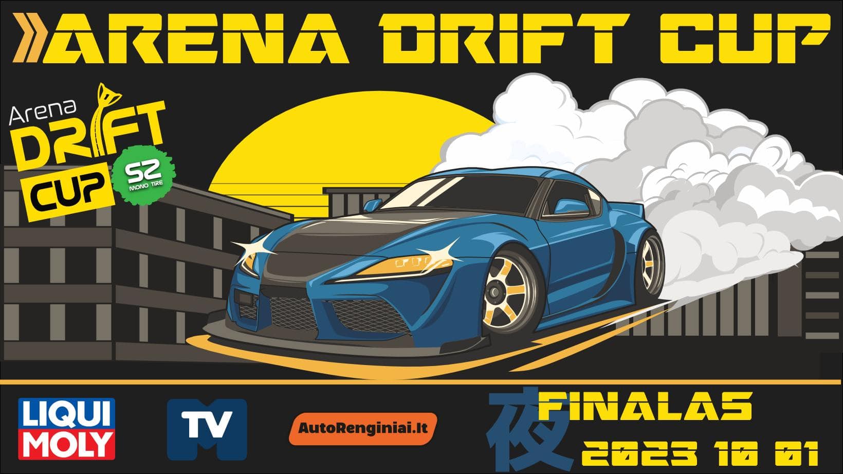 Arena Drift Cup Finalas - Limited tire drift cup