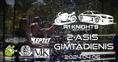 A1KNIGHTS Auto & Moto klubo 2-asis gimtadienis
