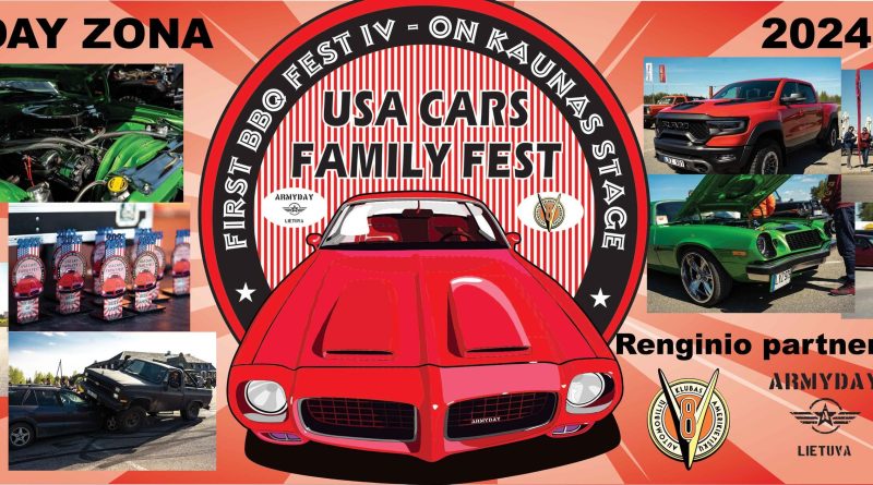 USA CARS FAMILY FEST 2024 BBQ IV-ON Kaunas Stage