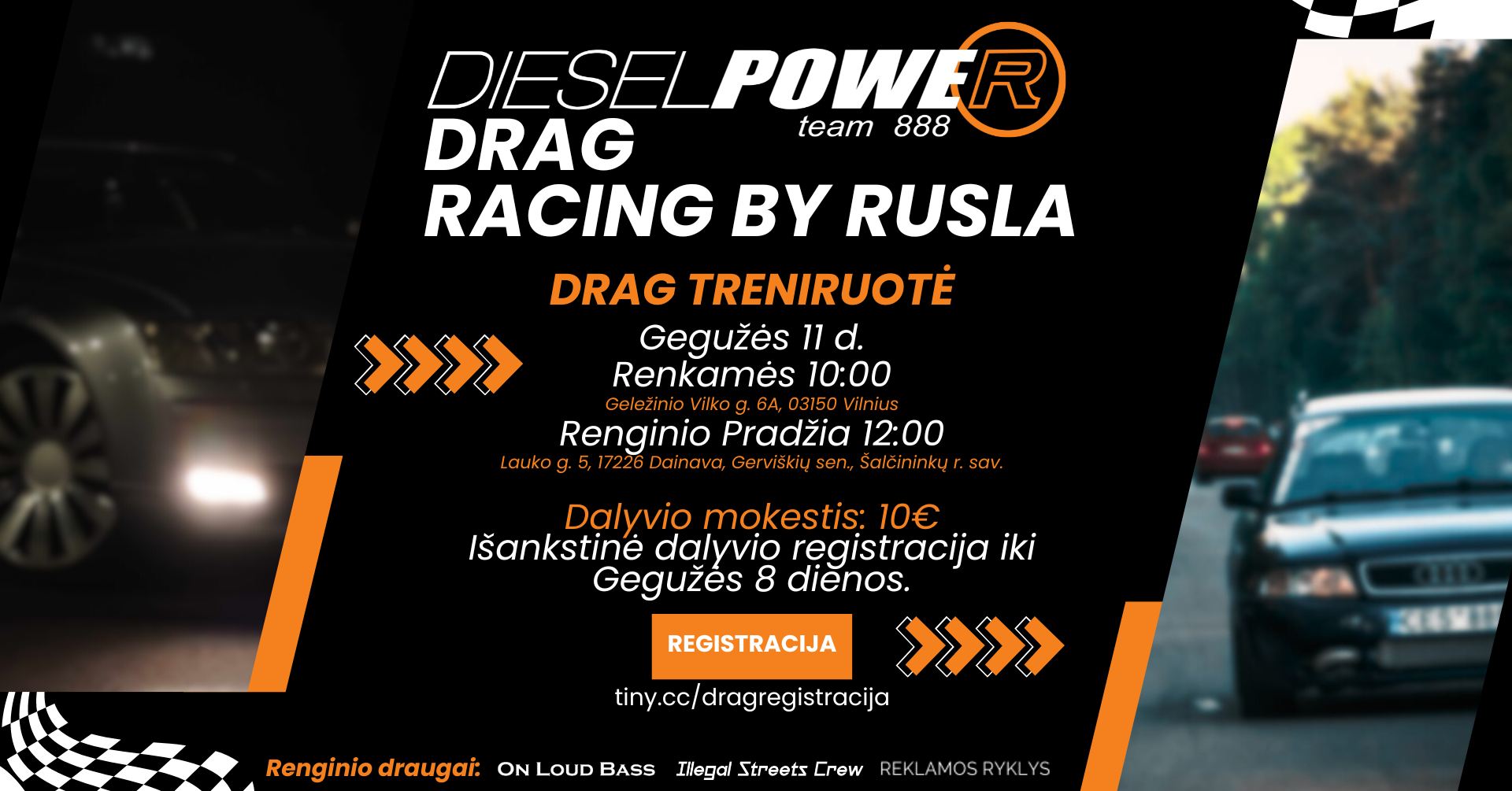 DieselPower Drag racing by Rusla - drag treniruotė