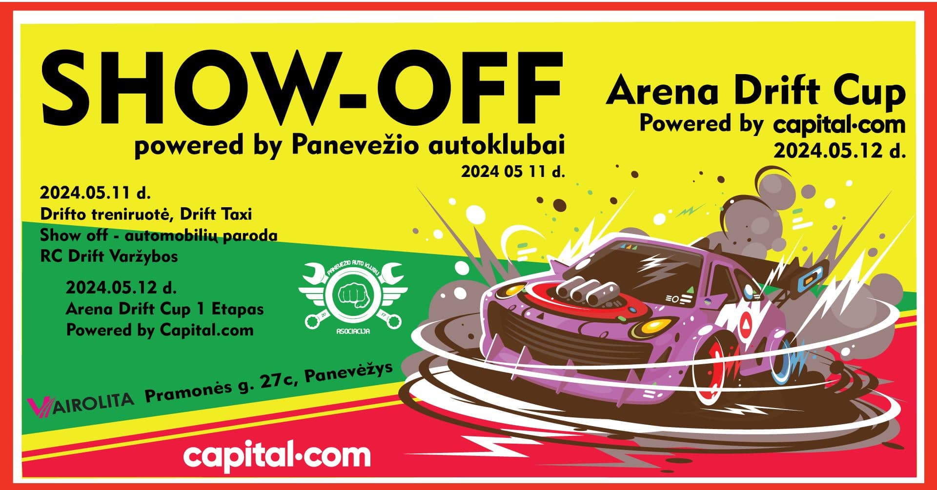 SHOW-OFF powered by Panevėžio autoklubai @ Arena Drift Cup